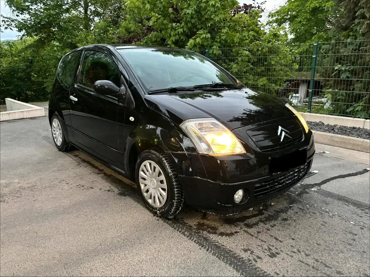 Gebraucht Citroën C2 68 PS (50 kW) 2008 Schwarz Kleinwagen