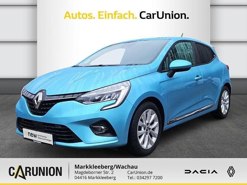 Aquamarinblau metal Gebraucht 2020 Renault Clio V Experience Limousine | 11.795 € (Guter Preis) - Bild 1/4