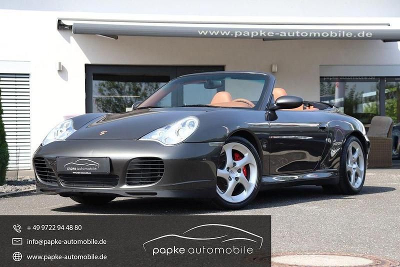 Schiefermetallic Gebraucht 2004 Porsche 996 Cabrio | 54.895 € (Fairer Preis) - Bild 1/4