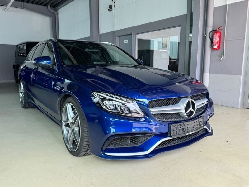 Blau Gebraucht 2018 Mercedes C63 AMG AMG Limousine | 42.999 € (Superpreis) - Bild 1/4