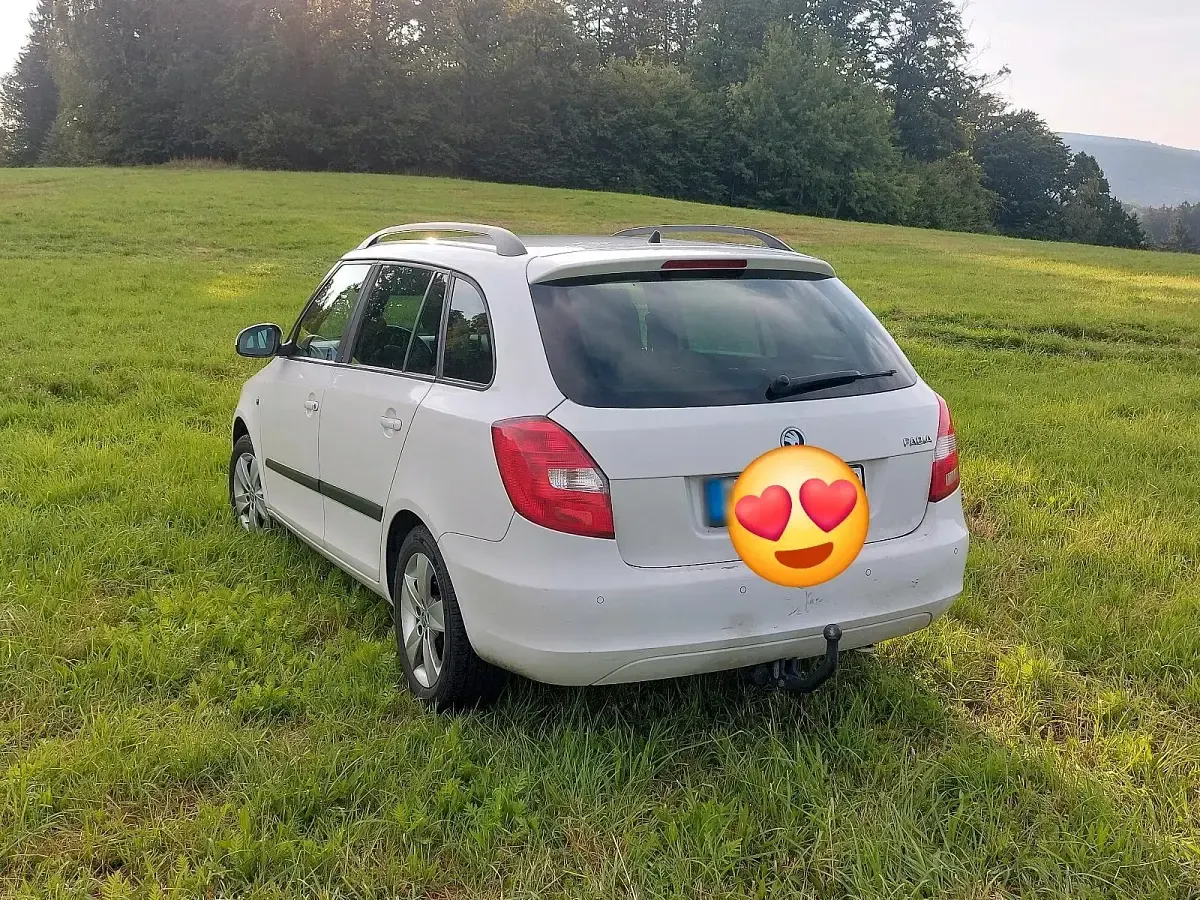 Gebraucht Skoda Fabia 90 PS (66 kW) 2014 Weiß Kombi
