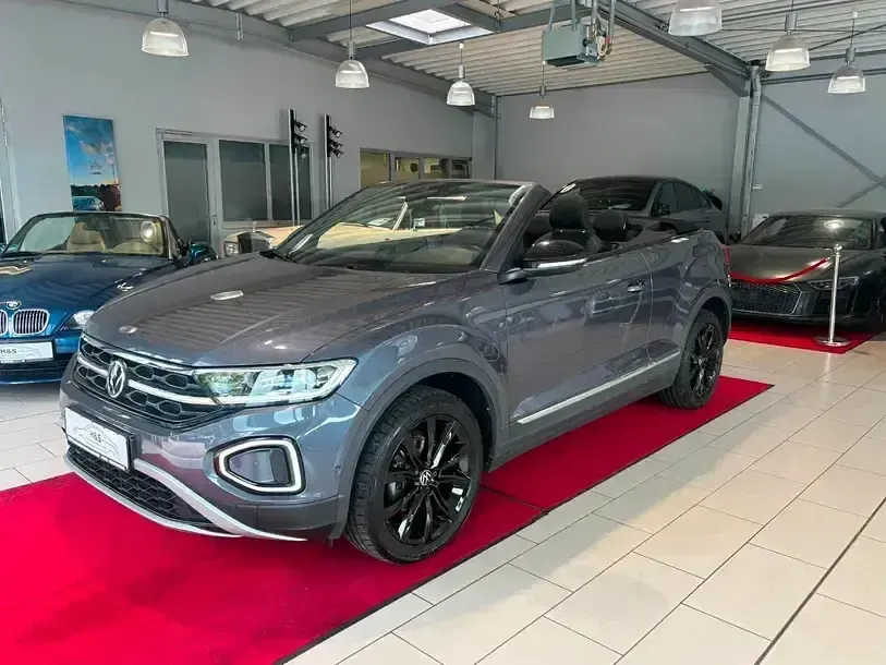 Gebraucht VW T-Roc Cabriolet Style 150 PS (110 kW) 2022 Grau Cabrio