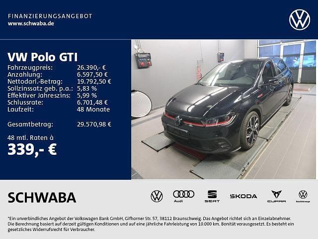 Deep black perleffekt Gebraucht 2023 VW Polo GTI Limousine | 26.390 € (Etwas zu teuer) - Bild 1/4