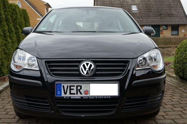 Gebraucht VW Polo Trendline 82 PS (60 kW) 2009 Schwarz Kleinwagen
