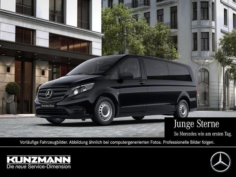 Obsidianschwarz metallic Gebraucht 2024 Mercedes Vito Kombi | 41.280 € (Teuer) - Bild 1/4