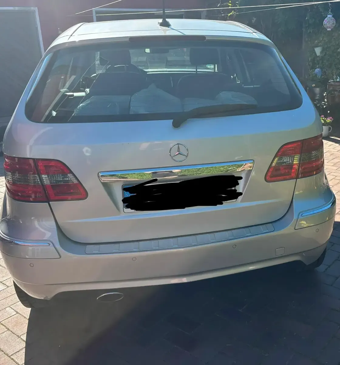 Gebraucht Mercedes B200 136 PS (100 kW) 2010 Silber Van / Kleinbus