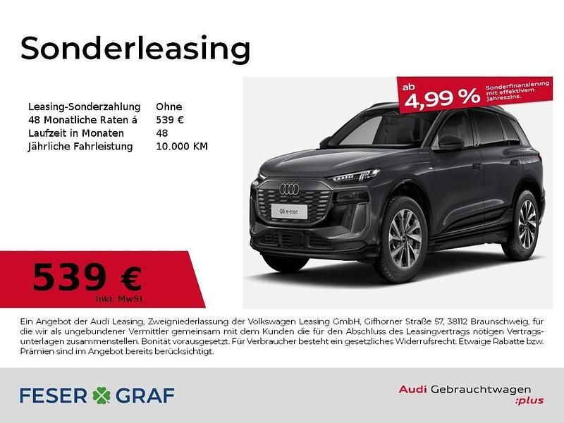 Magnetgrau Gebraucht 2025 Audi Q6 e-tron Ambiente SUV | 55.990 € (Guter Preis) - Bild 1/4