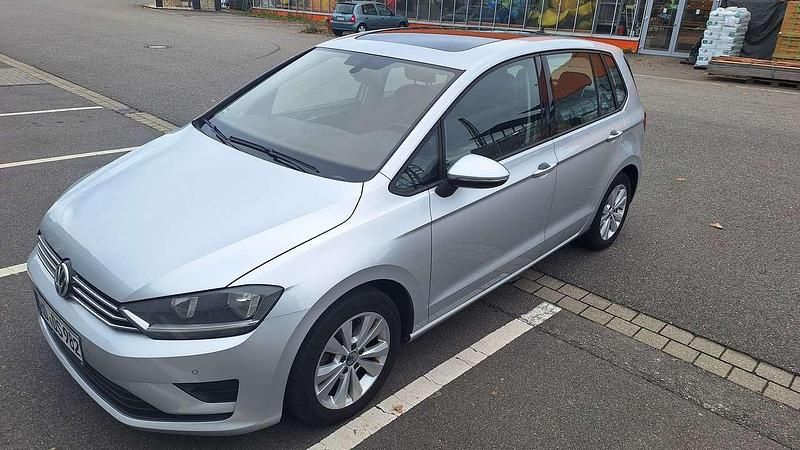 Silber Gebraucht 2014 VW Golf Sportsvan Comfortline Van / Kleinbus | 12.500 € (Fairer Preis) - Bild 1/4