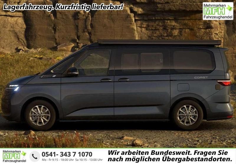 Starlight blue metallic ... Neu 2025 VW California Coast Van | 67.279 € (Guter Preis) - Bild 1/4