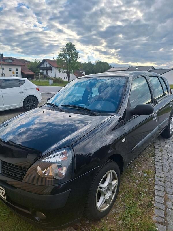 Schwarz Gebraucht 2003 Renault Clio II Kleinwagen | 1.100 € (Guter Preis) - Bild 1/4