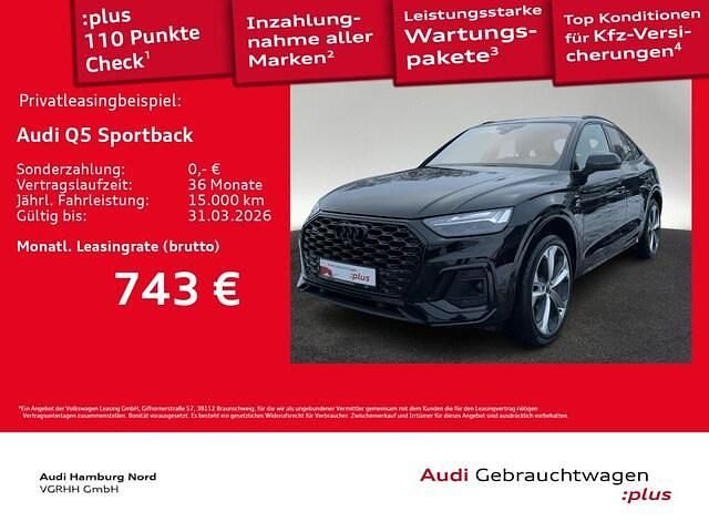 Mythosschwarz metallic Gebraucht 2025 Audi Q5 Sportback Business SUV | 57.920 € (Guter Preis) - Bild 1/3
