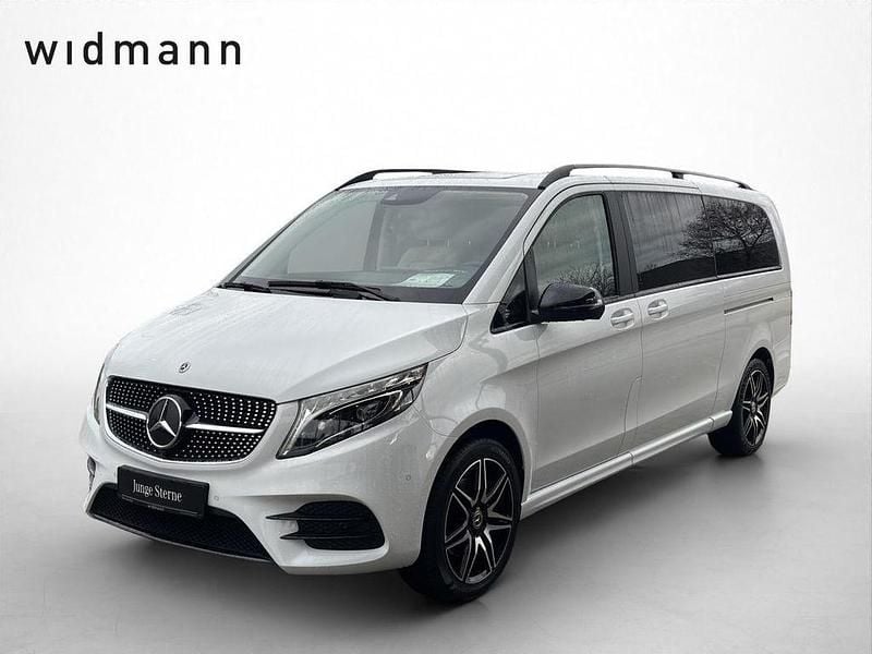 Bergkristallweiss metallic Gebraucht 2022 Mercedes V300 Avantgarde Edition Van / Kleinbus | 59.850 € (Superpreis) - Bild 1/4