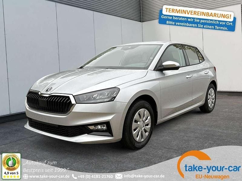 Moonweiß perleffekt Neu 2025 Skoda Fabia Selection Kleinwagen | 17.890 € (Fairer Preis) - Bild 1/4