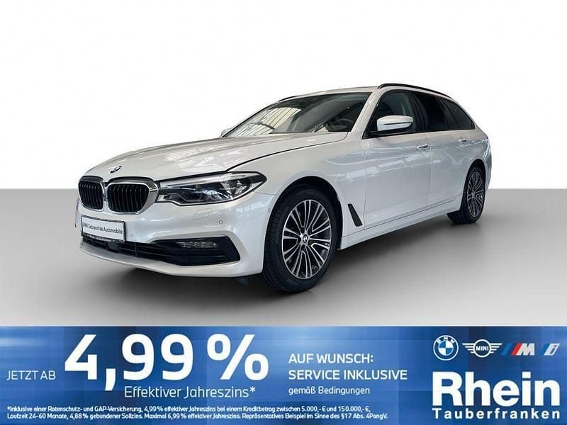 Weiß Gebraucht 2017 BMW 540 Limousine | 28.980 € (Guter Preis) - Bild 1/4