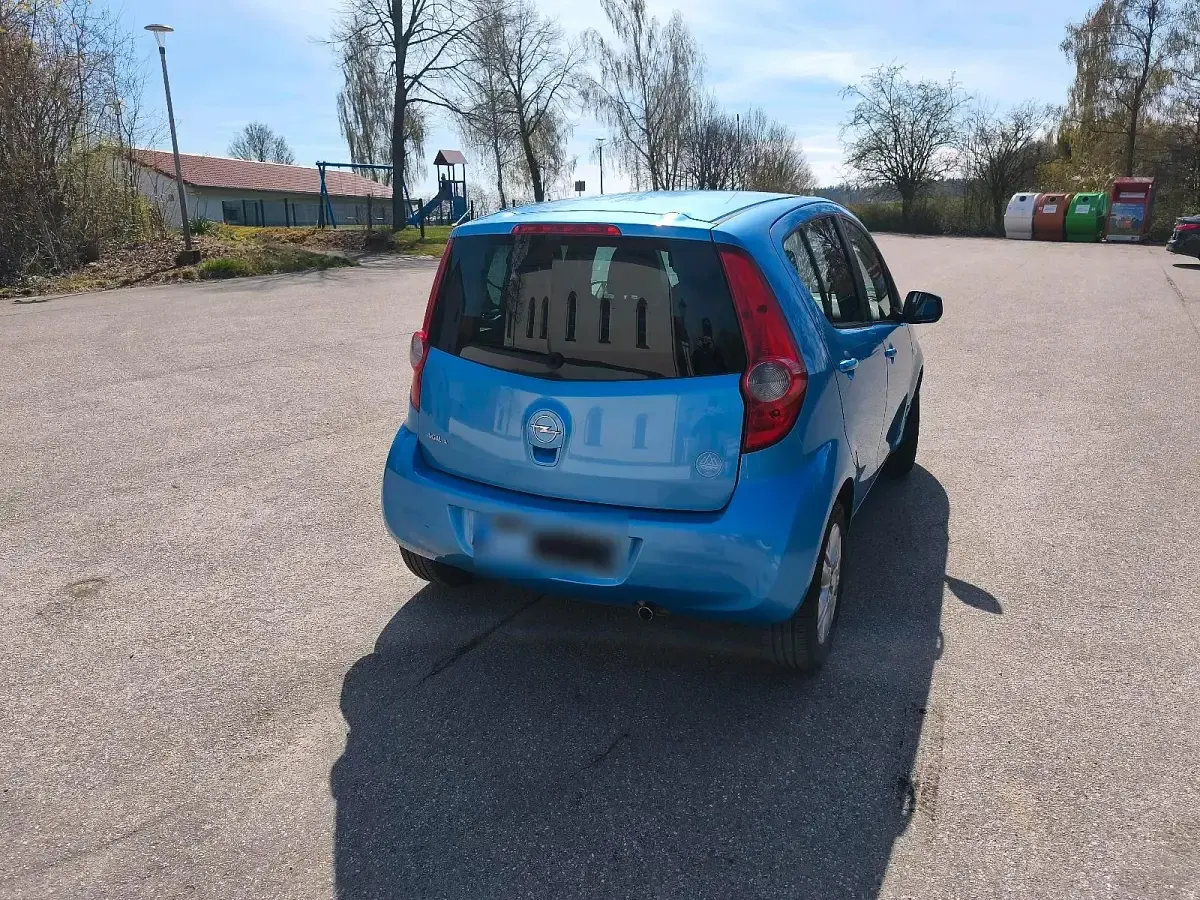 Gebraucht Opel Agila 48 PS (35 kW) 2008 Blau Kleinwagen