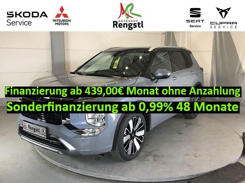 Grau Gebraucht 2025 Mitsubishi Outlander P-HEV Top SUV | 49.990 € - Bild 1/4