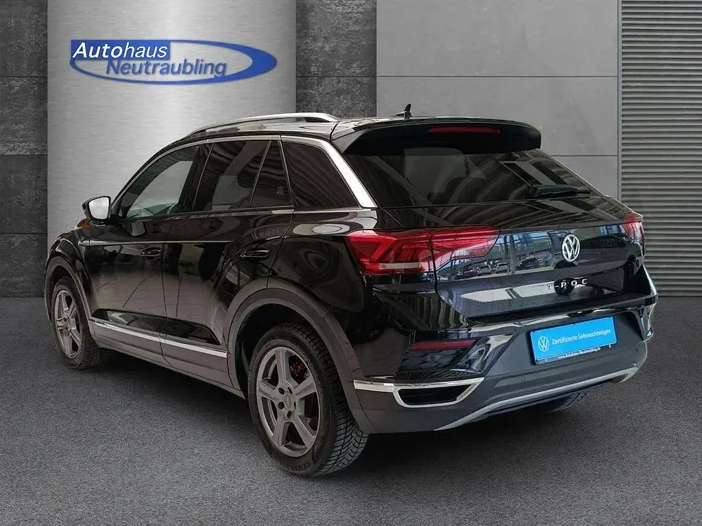 Gebraucht VW T-Roc Sportline 150 PS (110 kW) 2018 (schwarz) deep black perleffekt SUV