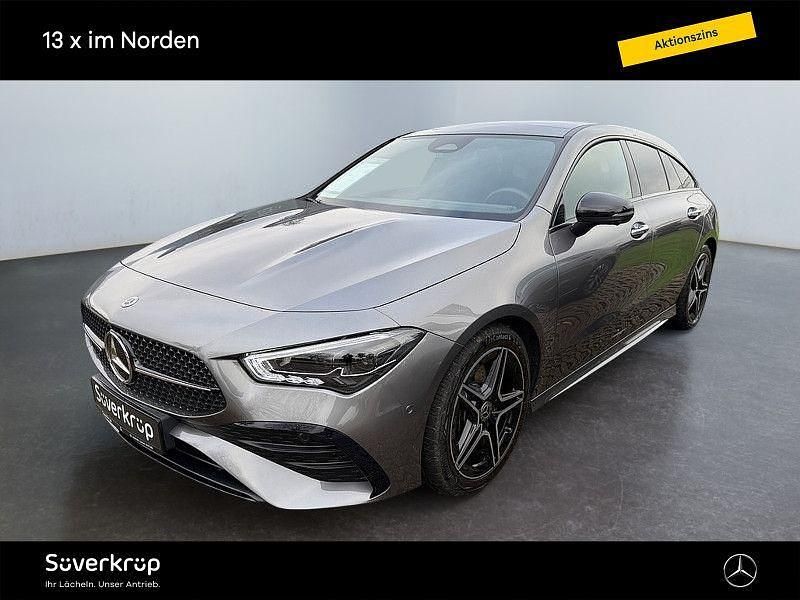 Gebraucht Mercedes CLA200 Shooting Brake AMG 163 PS (119 kW) 2024 Graulack mountaingrau (metallic) Kombi