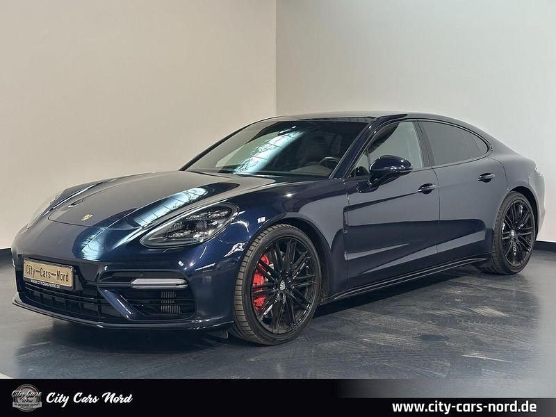Blau Gebraucht 2017 Porsche Panamera Turbo Limousine | 59.499 € (Superpreis) - Bild 1/4