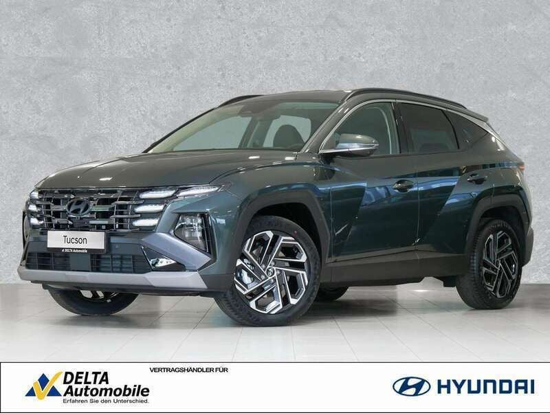 Cypress green / mic Neu 2025 Hyundai Tucson Prime SUV | 37.280 € (Superpreis) - Bild 1/4