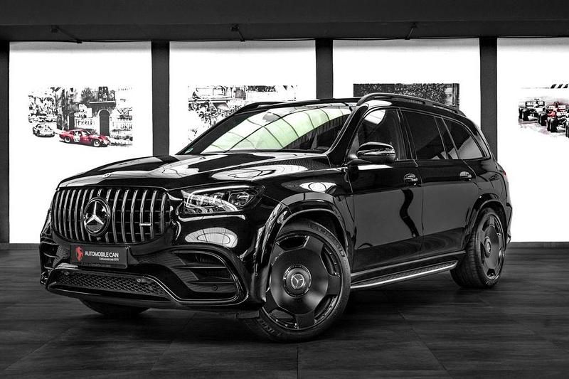 Schwarz uni Gebraucht 2021 Mercedes GLS63 AMG AMG SUV | 116.900 € - Bild 1/4