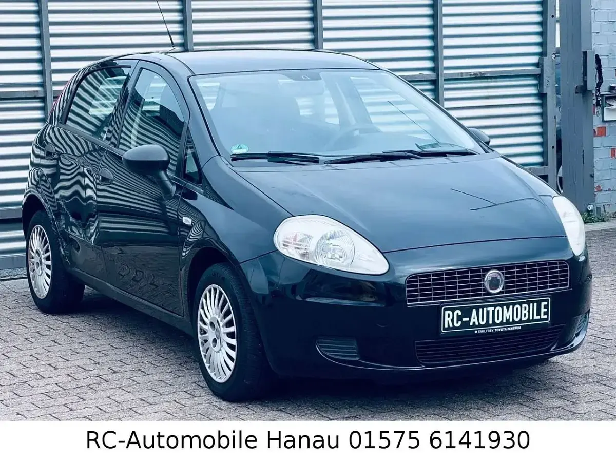 Gebraucht Fiat Punto 77 PS (56 kW) 2008 Schwarz Kleinwagen