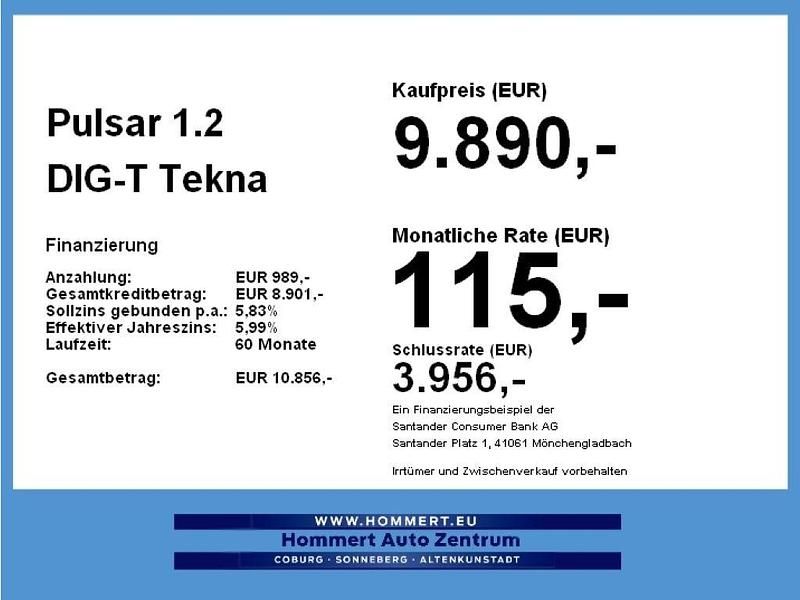 Gebraucht Nissan Pulsar Tekna 116 PS (85 kW) 2017 Silber (metallic) Kleinwagen