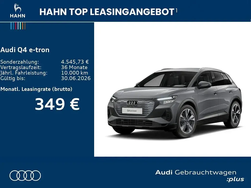Usata Audi Q4 e-tron Sport 210 kW (286 CV) 2025 Grigio SUV