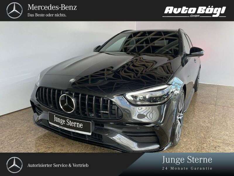 Lack graphitgrau Gebraucht 2023 Mercedes C43 AMG Premium Plus Kombi | 61.970 € (Etwas zu teuer) - Bild 1/4