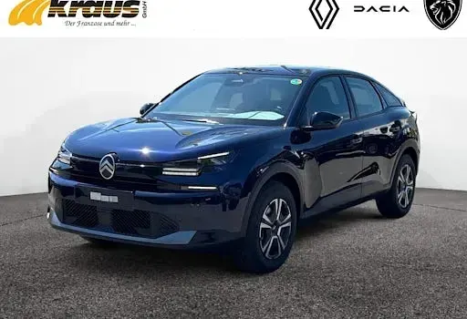 Ny Citroën e-C4 100 kW (136 HK) 2025 Blå Sedan