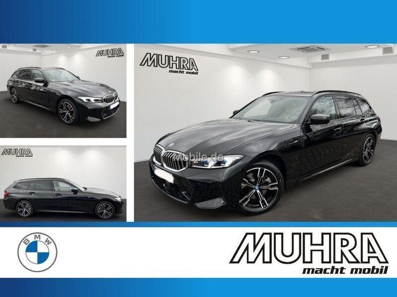 Schwarz Gebraucht 2024 BMW 330e M Sport Kombi | 43.940 € (Fairer Preis) - Bild 1/4