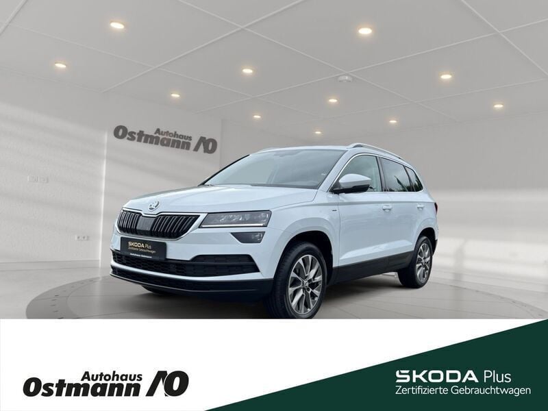 Moonweiß Gebraucht 2021 Skoda Karoq Clever SUV | 24.990 € (Guter Preis) - Bild 1/4