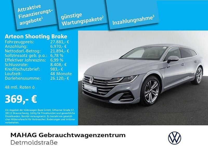 Grau Gebraucht 2022 VW Arteon R-line Limousine | 27.881 € (Fairer Preis) - Bild 1/2