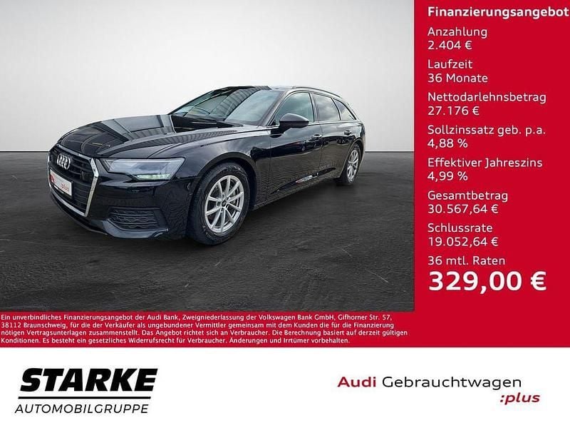 Brillantschwarz Gebraucht 2023 Audi A6 Premium Kombi | 29.580 € (Fairer Preis) - Bild 1/4