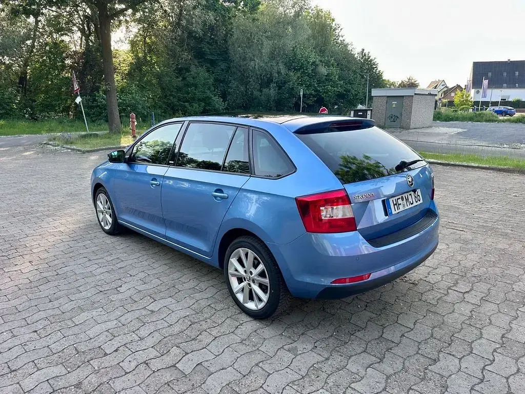 Brugt Skoda Rapid Joy 90 HK (66 kW) 2016 Blå Sedan