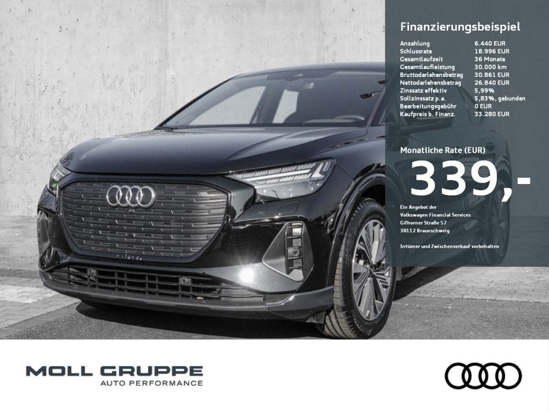 Schwarz Gebraucht 2022 Audi Q4 e-tron SUV | 33.280 € (Etwas zu teuer) - Bild 1/4