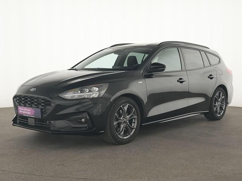Obsidian schwarz Gebraucht 2022 Ford Focus ST-Line Kombi | 17.769 € (Guter Preis) - Bild 1/4