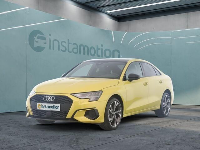 Gelb Gebraucht 2023 Audi A3 Advanced Limousine | 27.455 € (Etwas zu teuer) - Bild 1/2