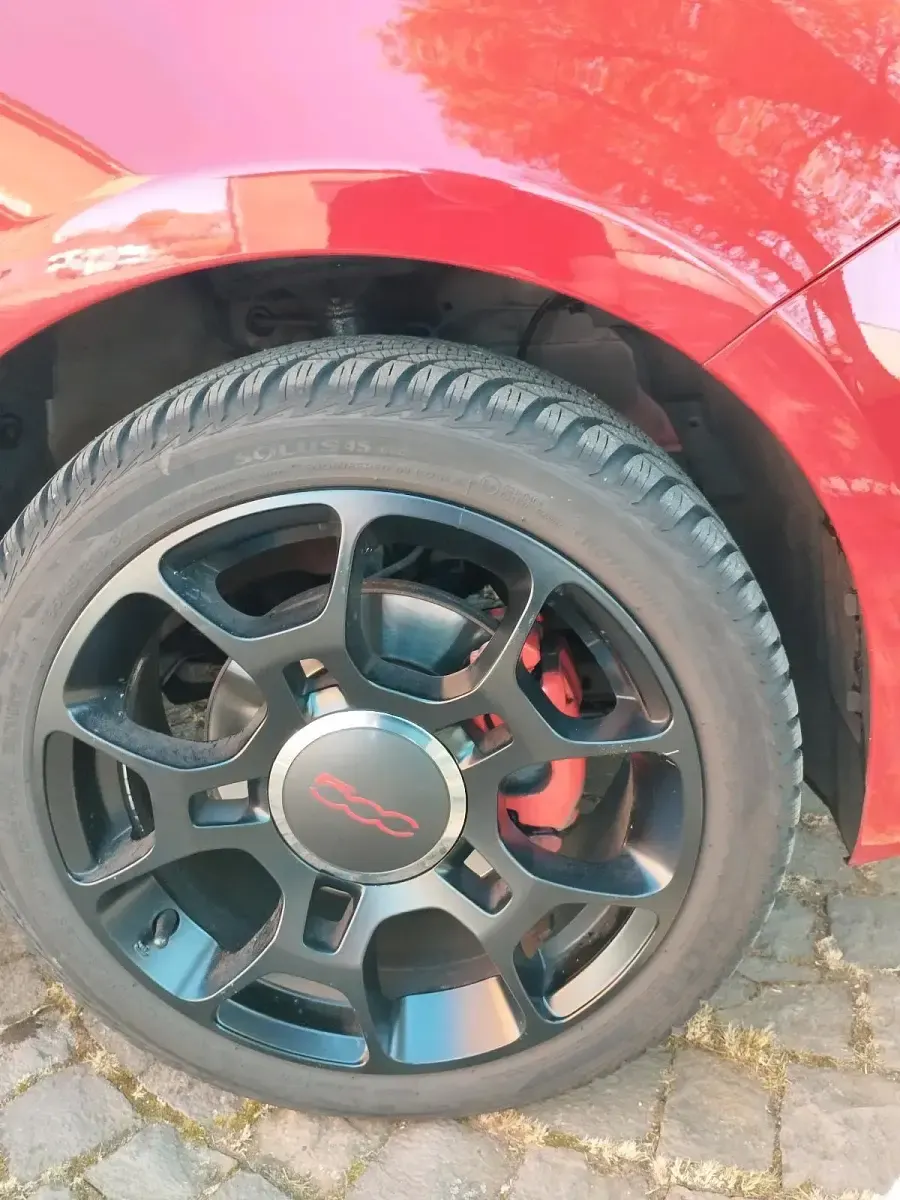Gebraucht Fiat 500 105 PS (77 kW) 2015 Rot Cabrio