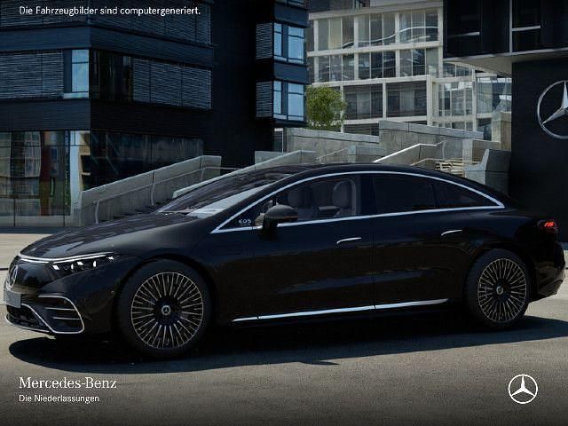 Schwarz Gebraucht 2022 Mercedes EQS450+ Premium Plus Limousine | 72.890 € (Teuer) - Bild 1/4