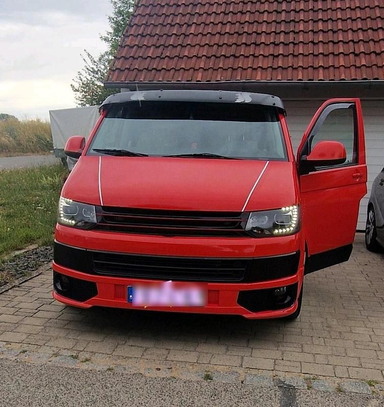 Rot Gebraucht 2007 VW T5 Van | 10.500 € (Fairer Preis) - Bild 1/4