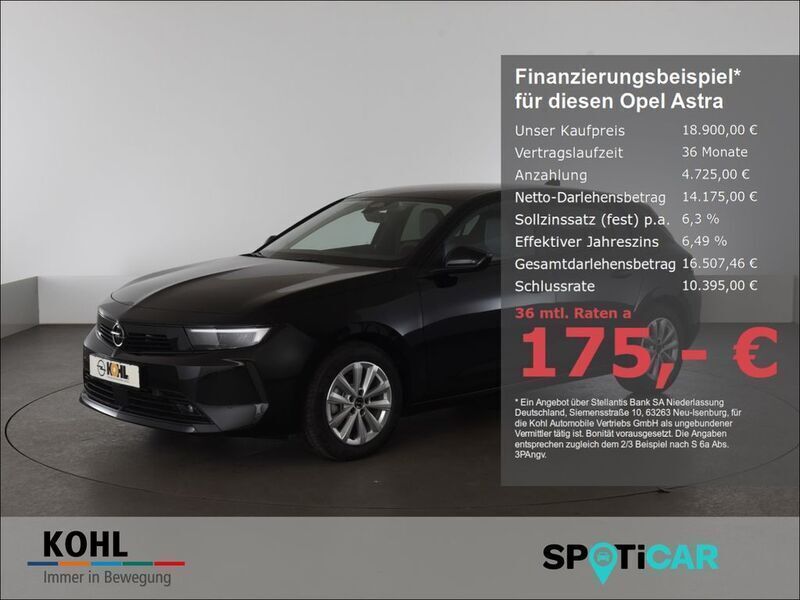 Metallic) (schwarz Gebraucht 2023 Opel Astra Enjoy Limousine | 19.850 € (Fairer Preis) - Bild 1/4