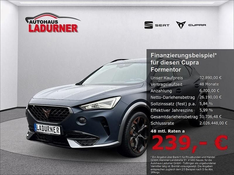 Blau Gebraucht 2021 Cupra Formentor VZ SUV | 32.890 € (Teuer) - Bild 1/4