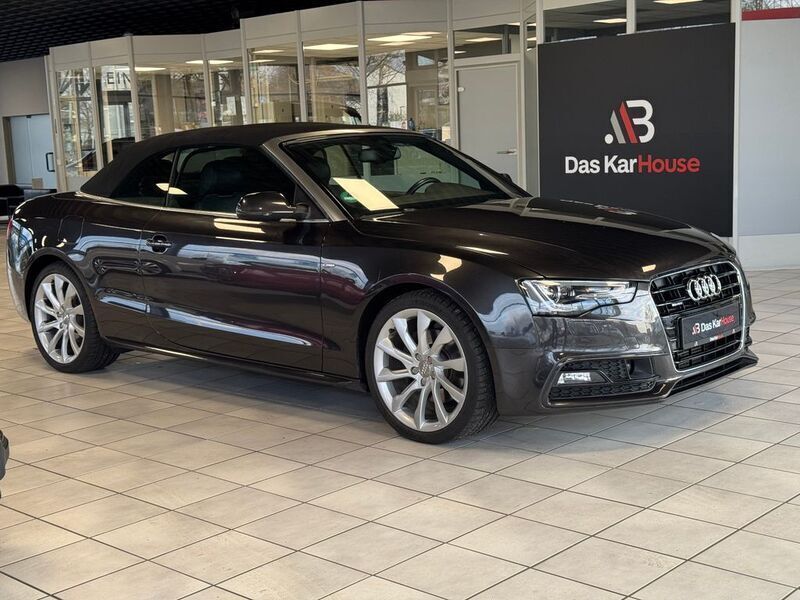 Grau Gebraucht 2014 Audi A5 Cabriolet S-Line Cabrio | 21.590 € (Etwas zu teuer) - Bild 1/4