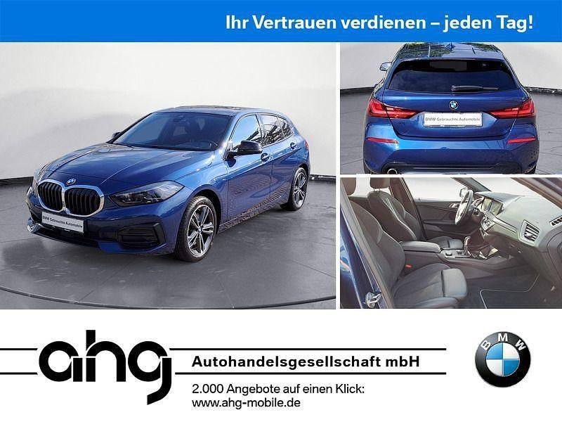 Blau Gebraucht 2022 BMW 118 Sport Line Kleinwagen | 21.660 € (Fairer Preis) - Bild 1/4