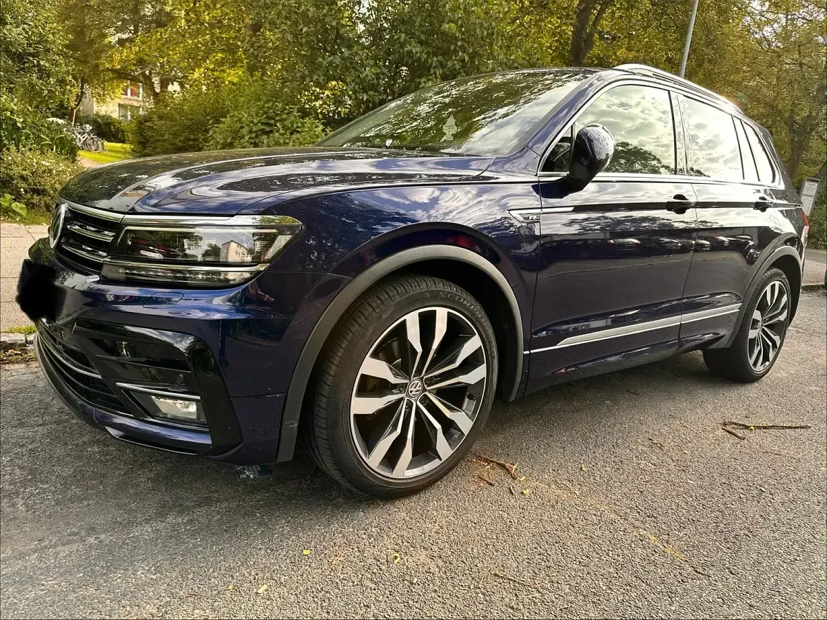 Gebraucht VW Tiguan R-line 150 PS (110 kW) 2018 Blau SUV