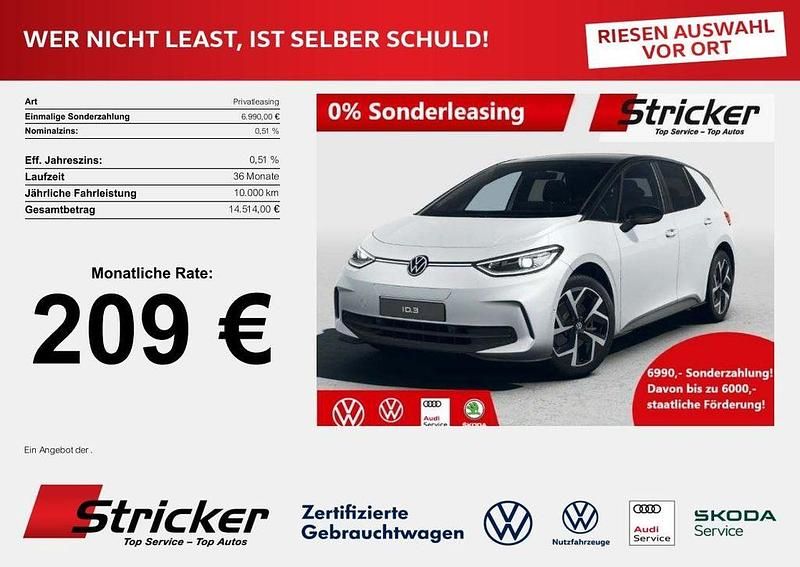 Neu VW ID.3 Pro 150 kW (204 PS) 2026 Weiß Kleinwagen