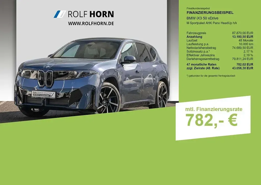 Gebraucht BMW iX3 M Sport 344 kW (469 PS) 2025 Blau SUV