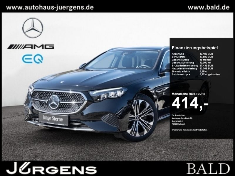 Schwarz metalliclack obsidianschwarz Gebraucht 2024 Mercedes E200 Avantgarde Kombi | 47.880 € (Etwas zu teuer) - Bild 1/4