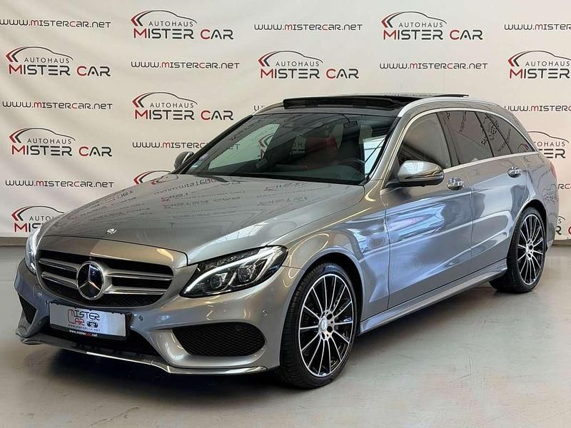 Palladiumsilber Gebraucht 2015 Mercedes C400 AMG line Kombi | 18.890 € (Etwas zu teuer) - Bild 1/4